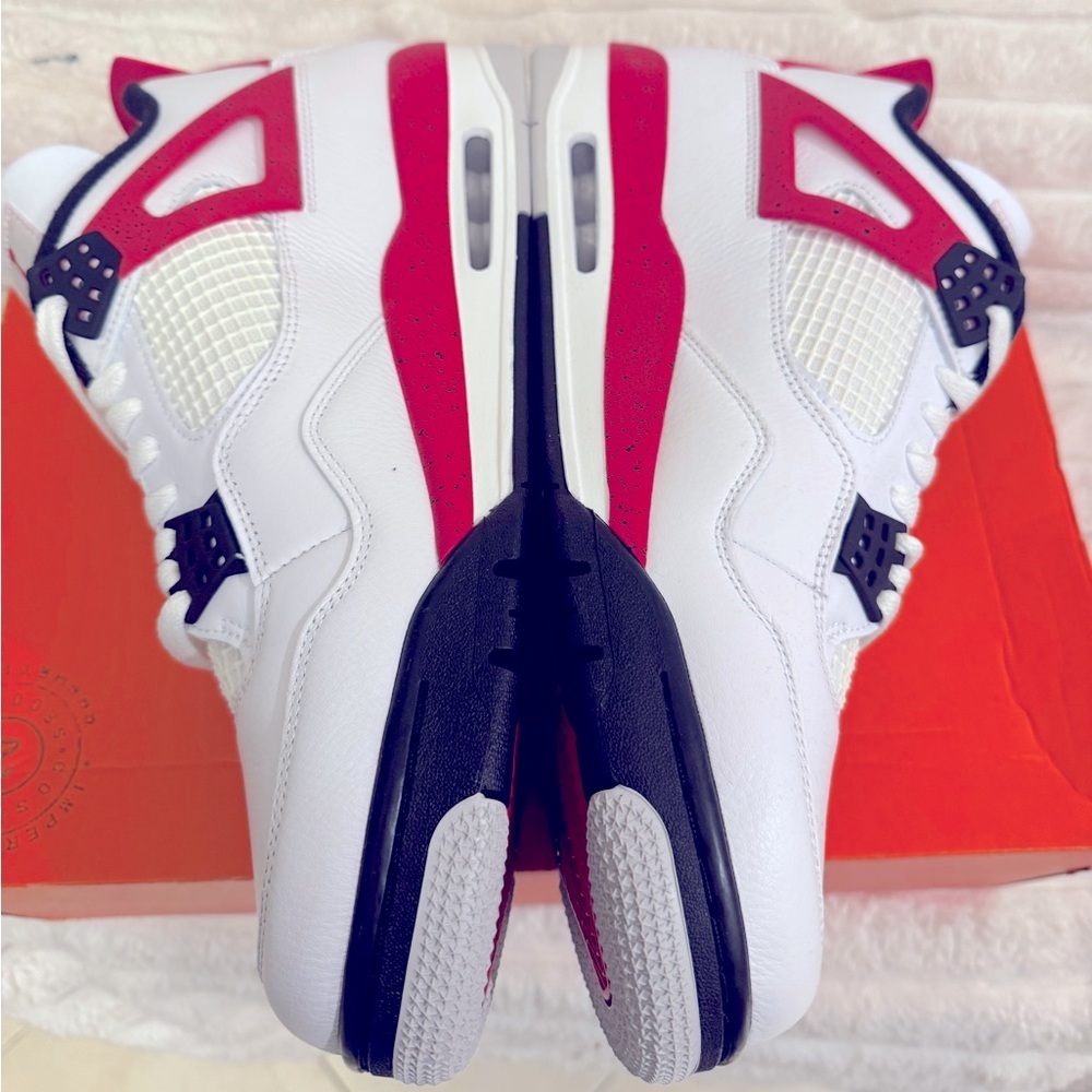 Jordan 4 Retro “Red Cement” - Men’s Size 12 – Brand New in Box - Picture 3 of 15